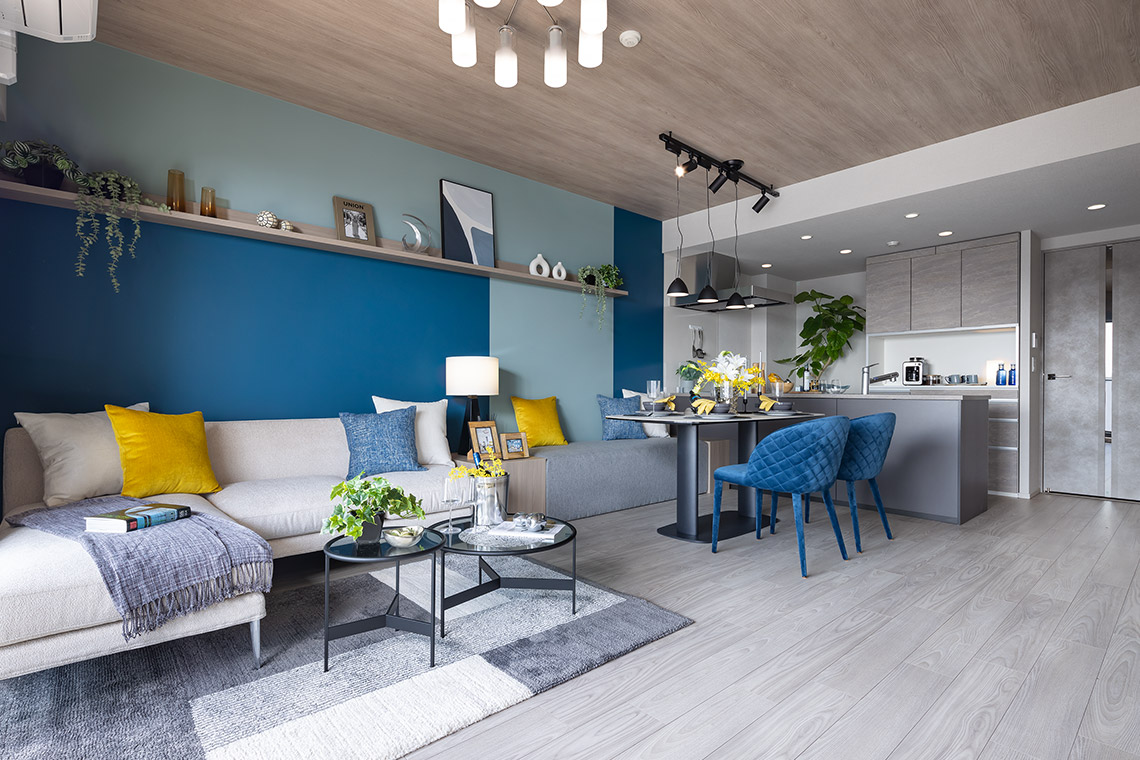 LIVING DINING KITCHEN
