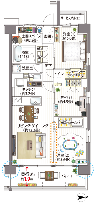 間取図