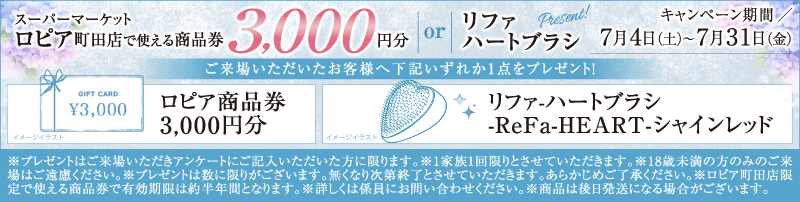 来場プレゼントキャンペーン
