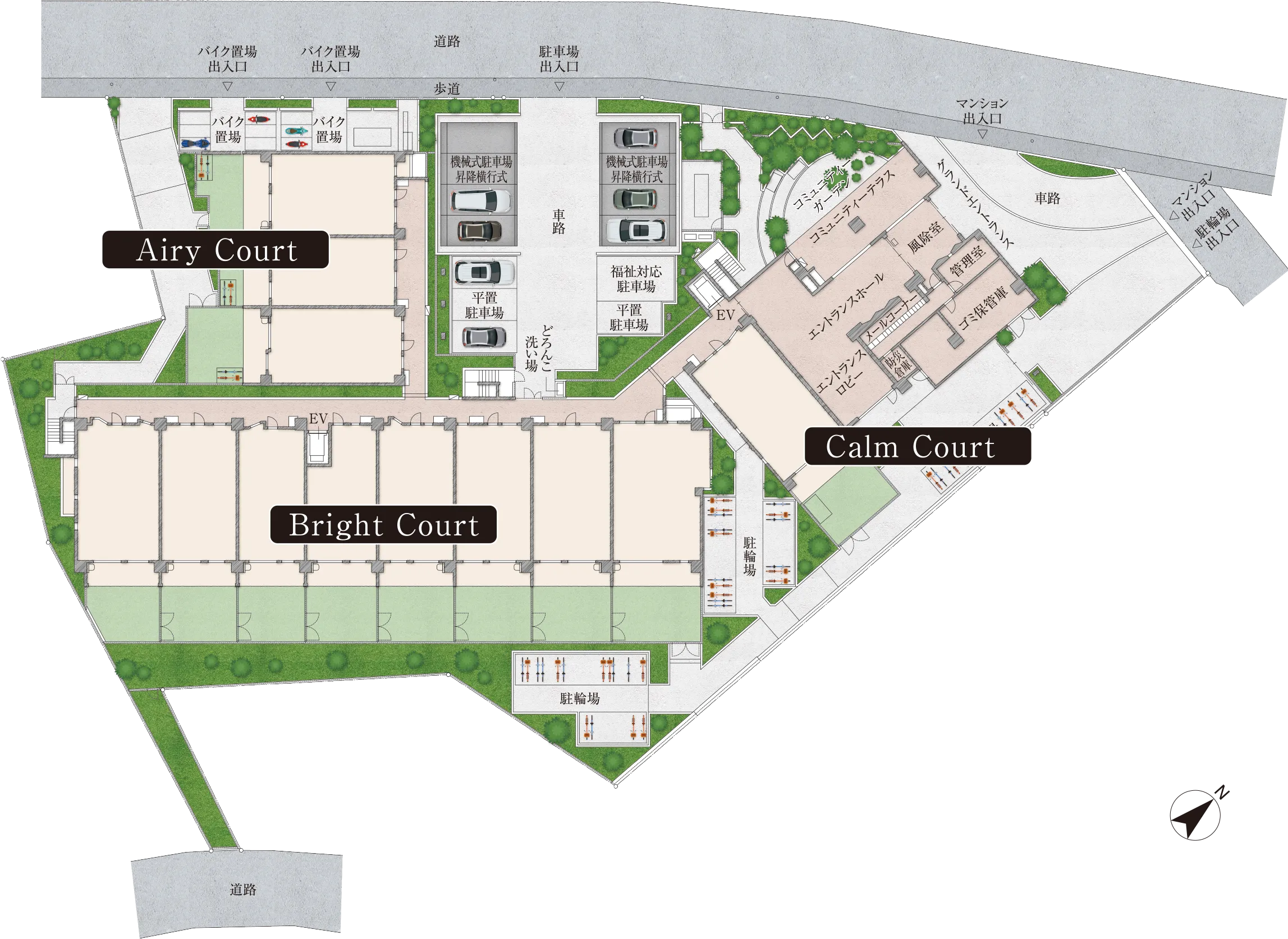 敷地配置図