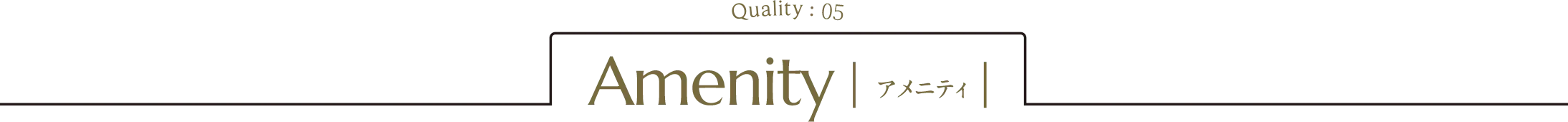 Amenity